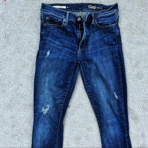 Distressed Gap Skinny Jeans